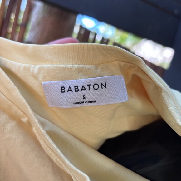 Babaton/Aritzia Pale-Yellow Bodysuit - Picture 2 of 3
